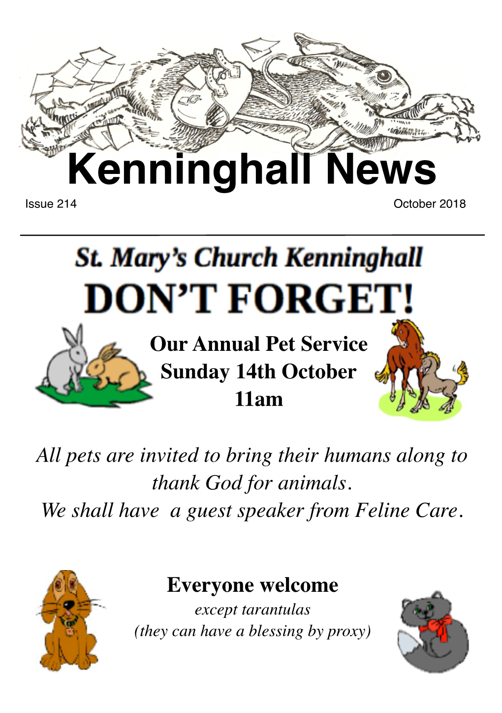 Kenninghall News Issue 214 October 2018