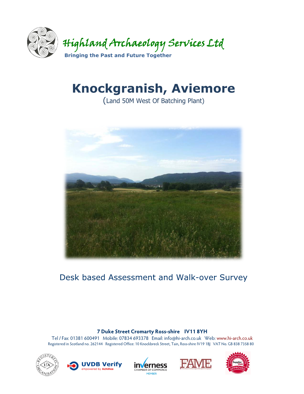 Knockgranish, Aviemore (Land 50M West of Batching Plant)