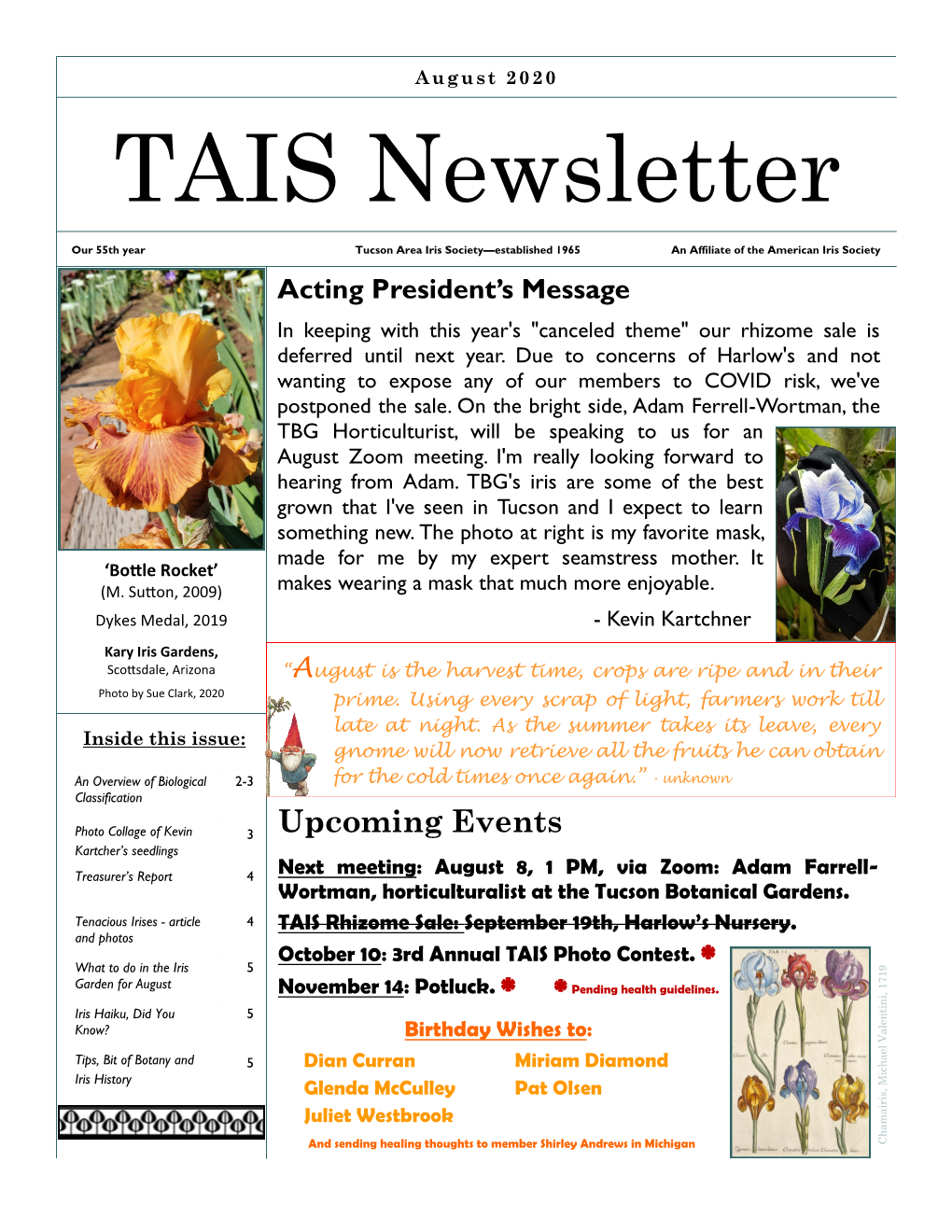 TAIS Newsletter