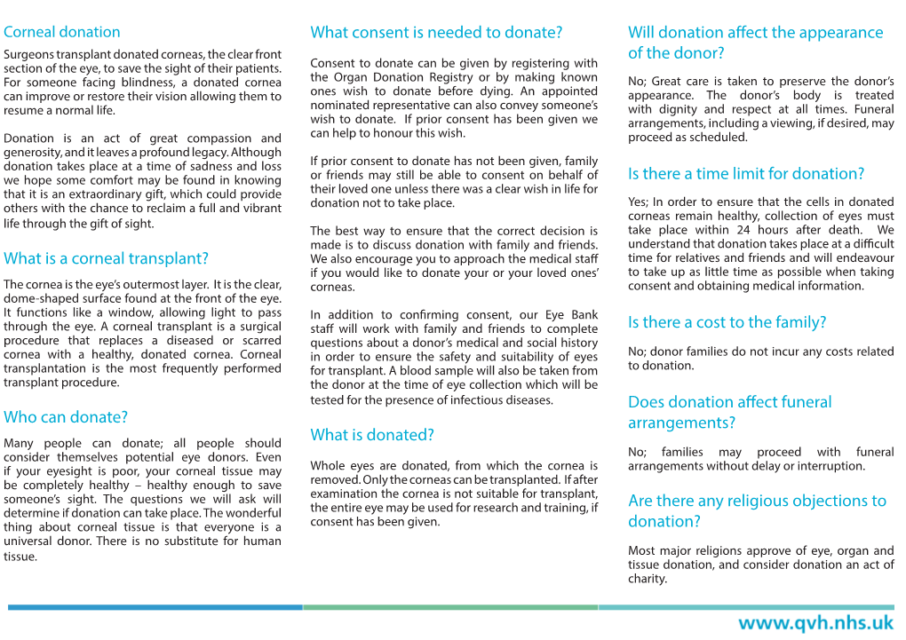 What Is a Corneal Transplant? Who Can Donate?