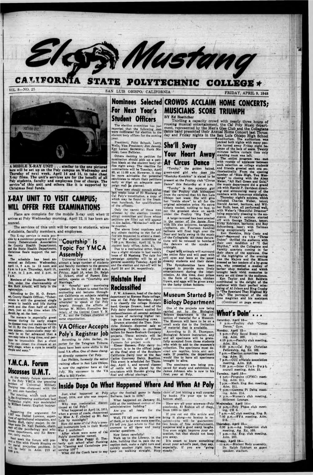 El Mustang, April 9, 1948