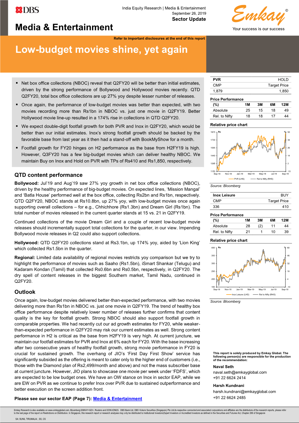 Media & Entertainment23sep19