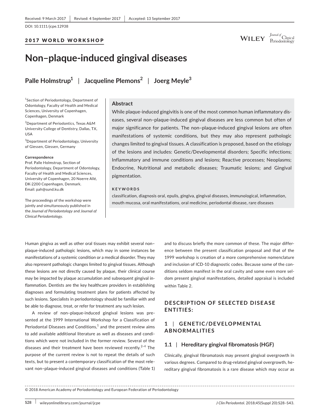 Induced Gingival Diseases