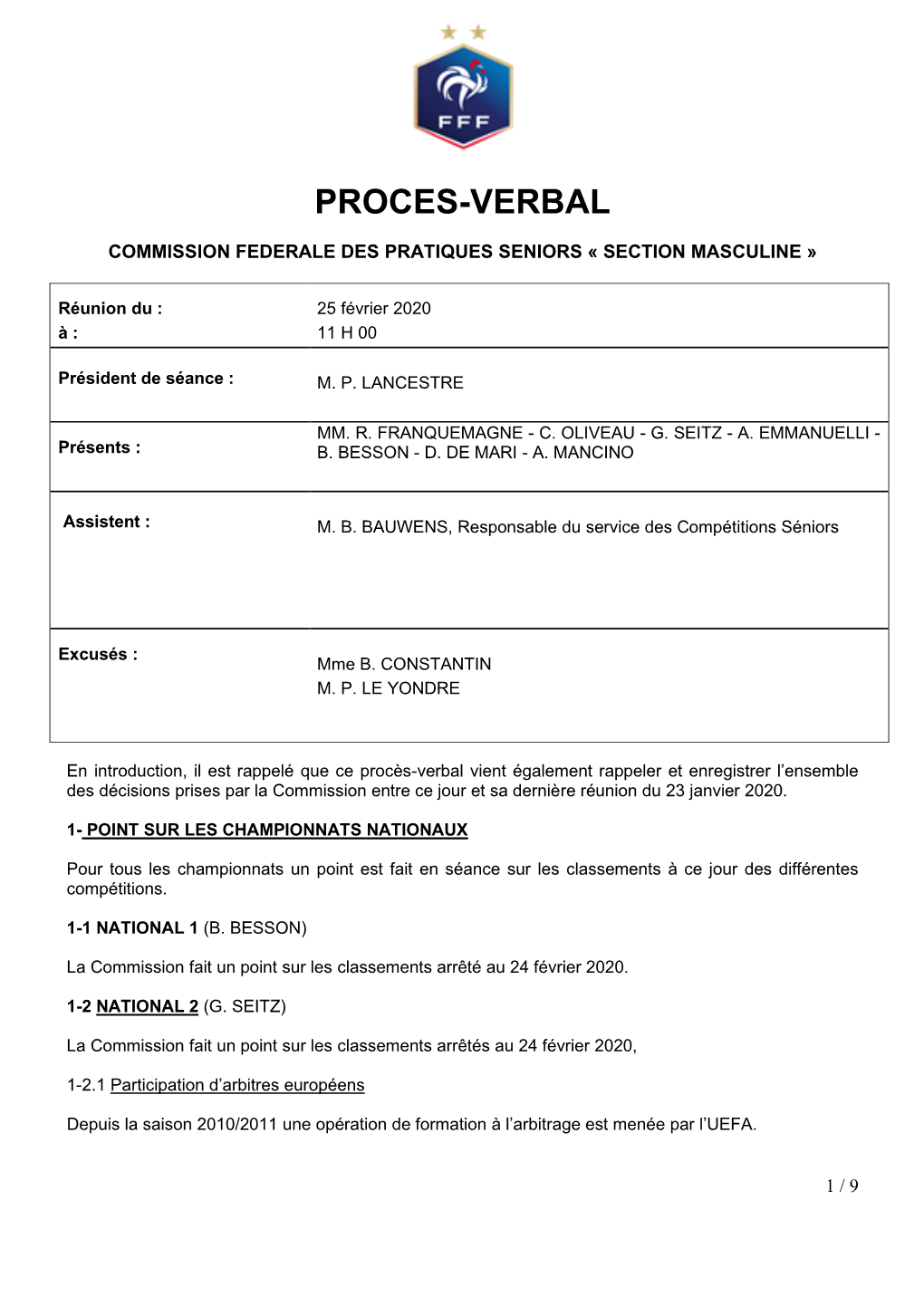 Proces-Verbal