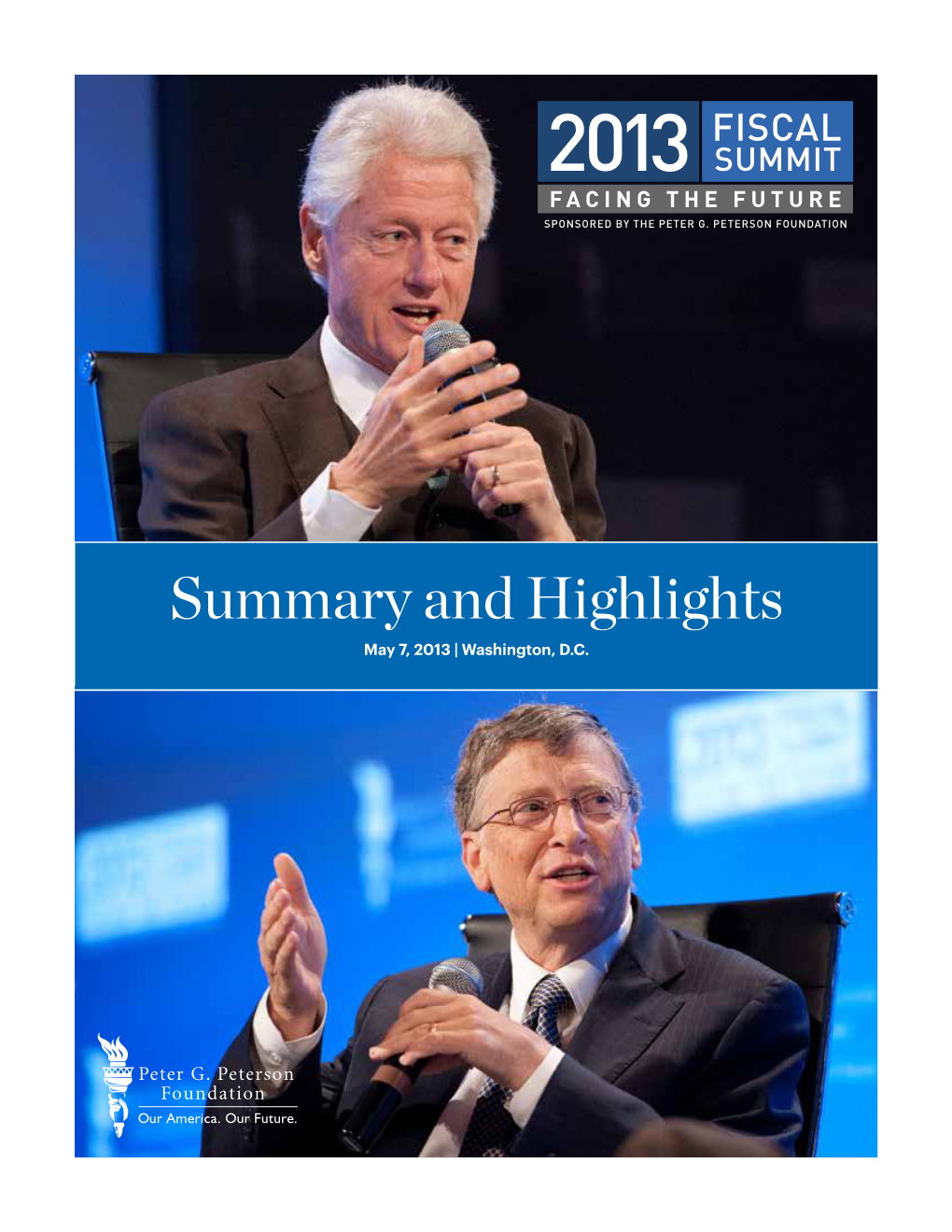 2013 Fiscal Summit Summary Book