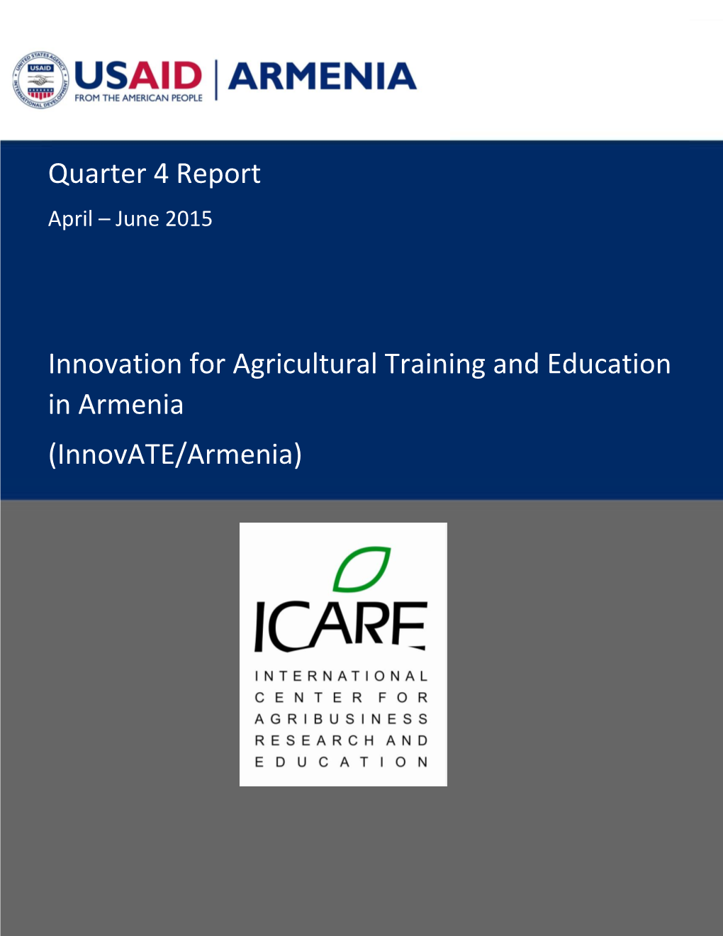 Innovation for Agricultural Training and Education in Armenia (Innovate/Armenia)