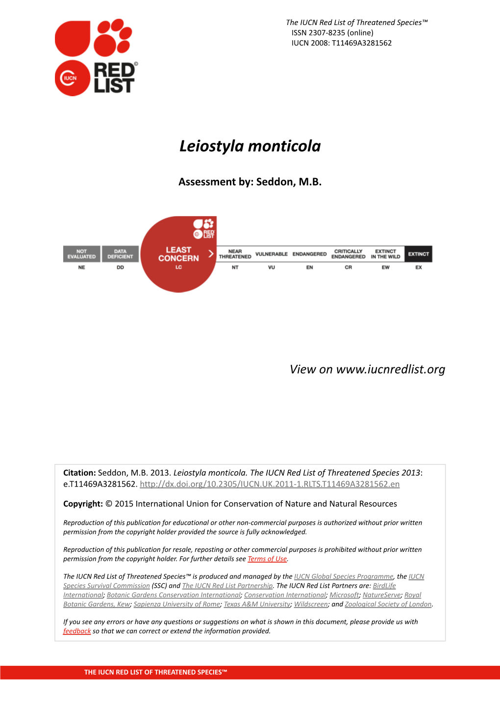 Leiostyla Monticola