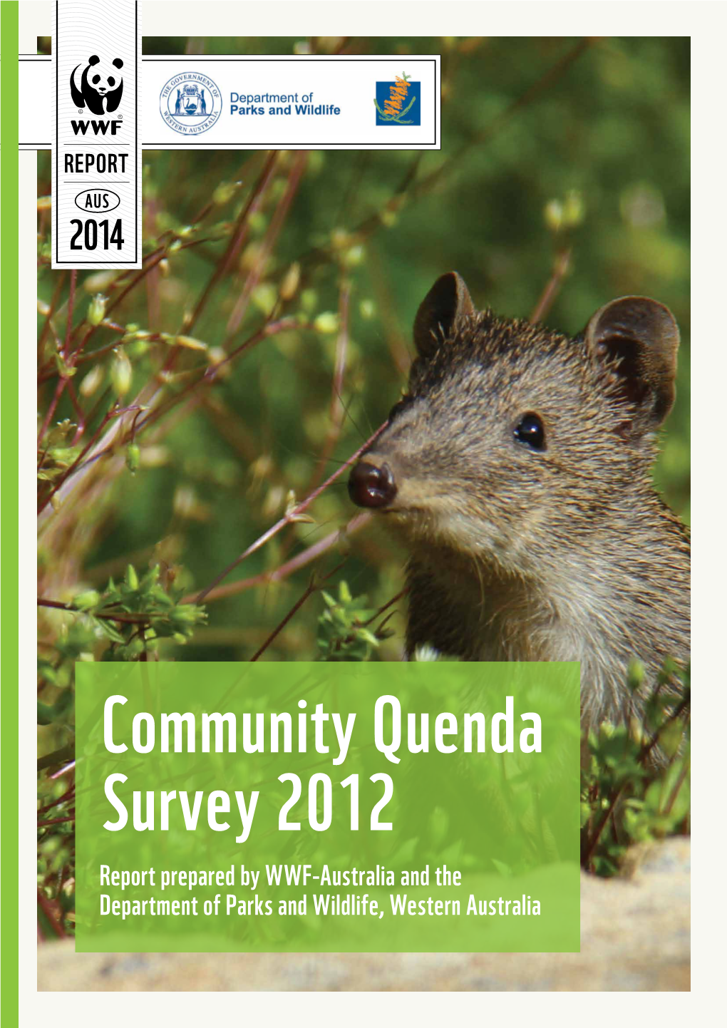 Community Quenda Survey 2012