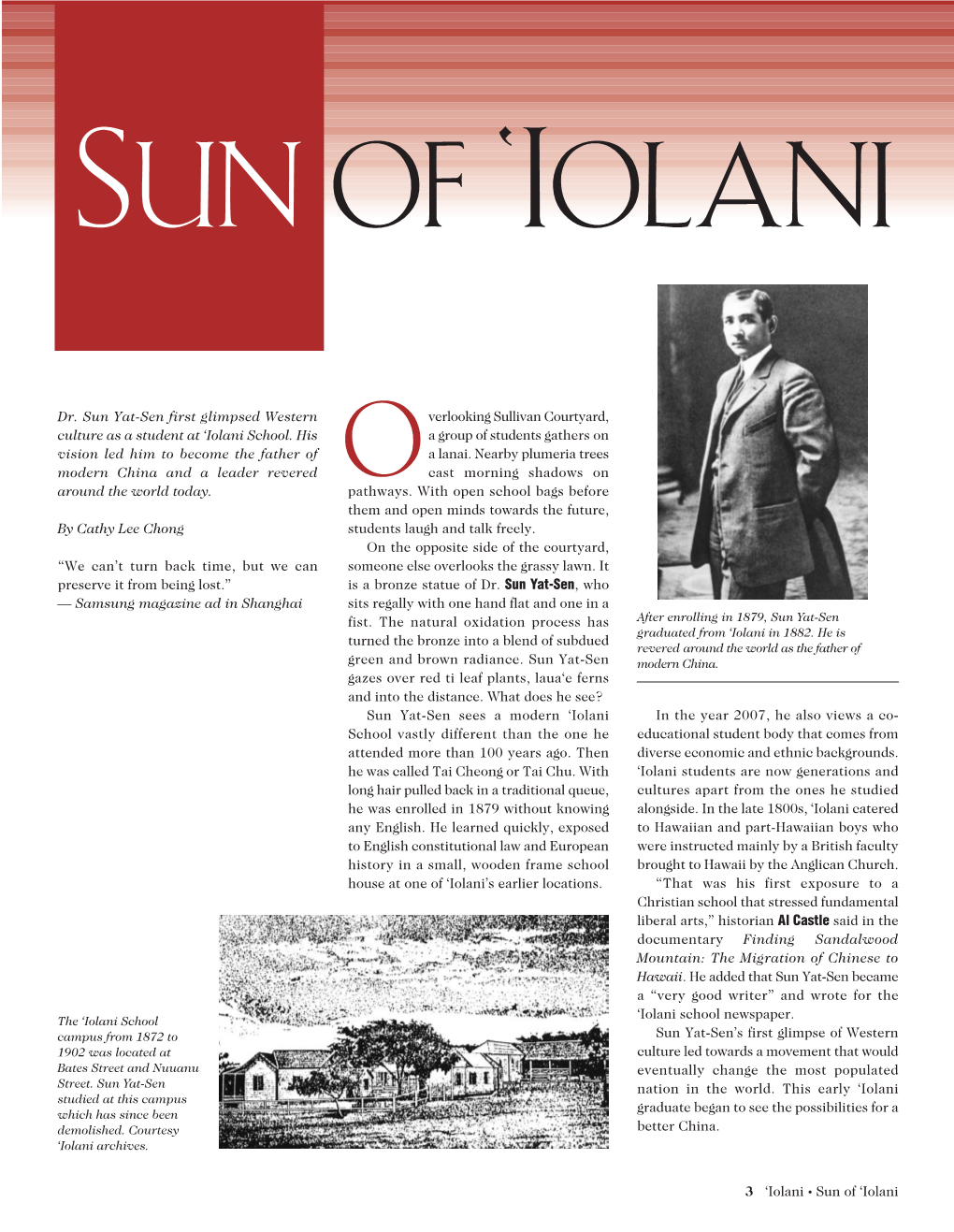'Iolani School Bulletin Article "Sun of 'Iolani"