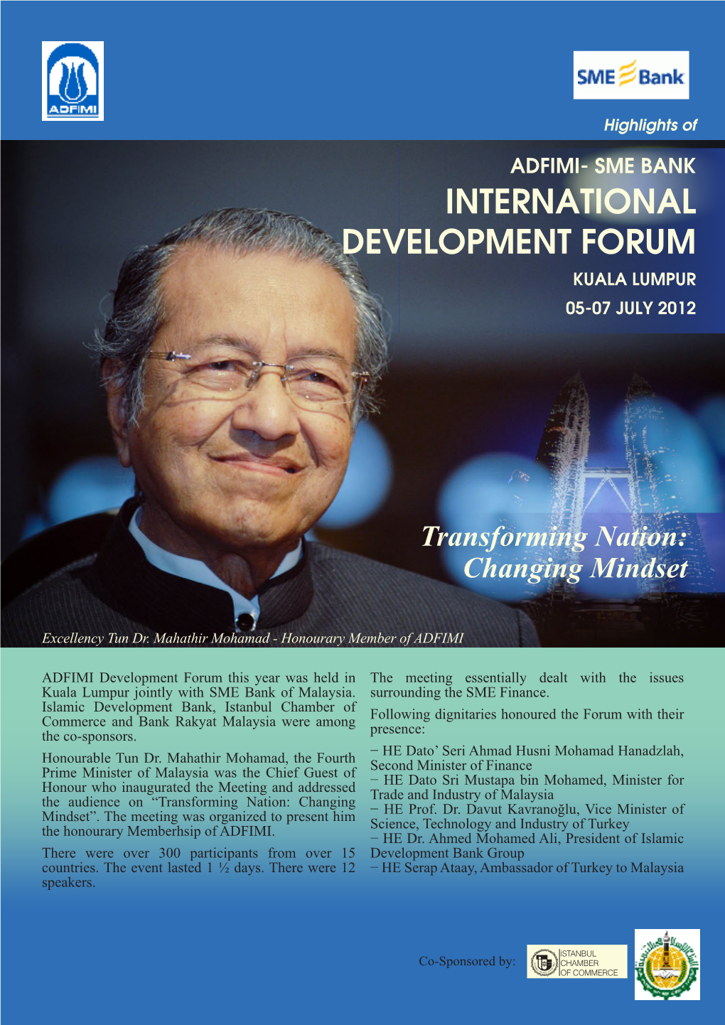 Sme Bank International Development Forum Kuala Lumpur 05-07 July 2012