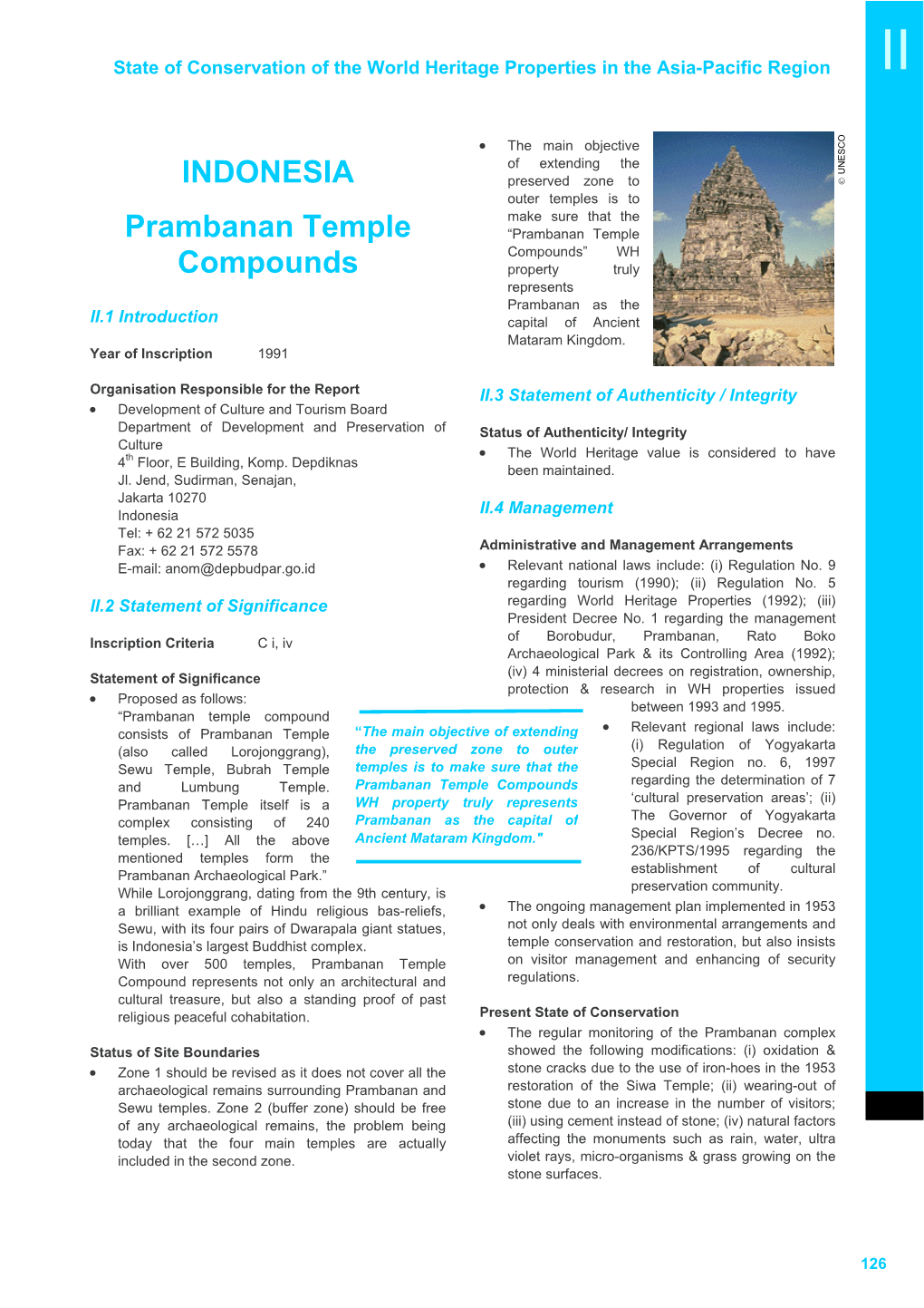 Prambanan Temple Compounds” WH Compounds Property Truly Represents