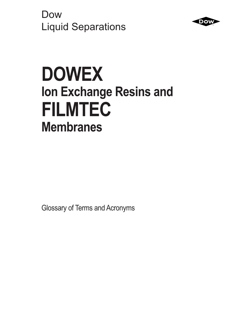 Dowex Filmtec