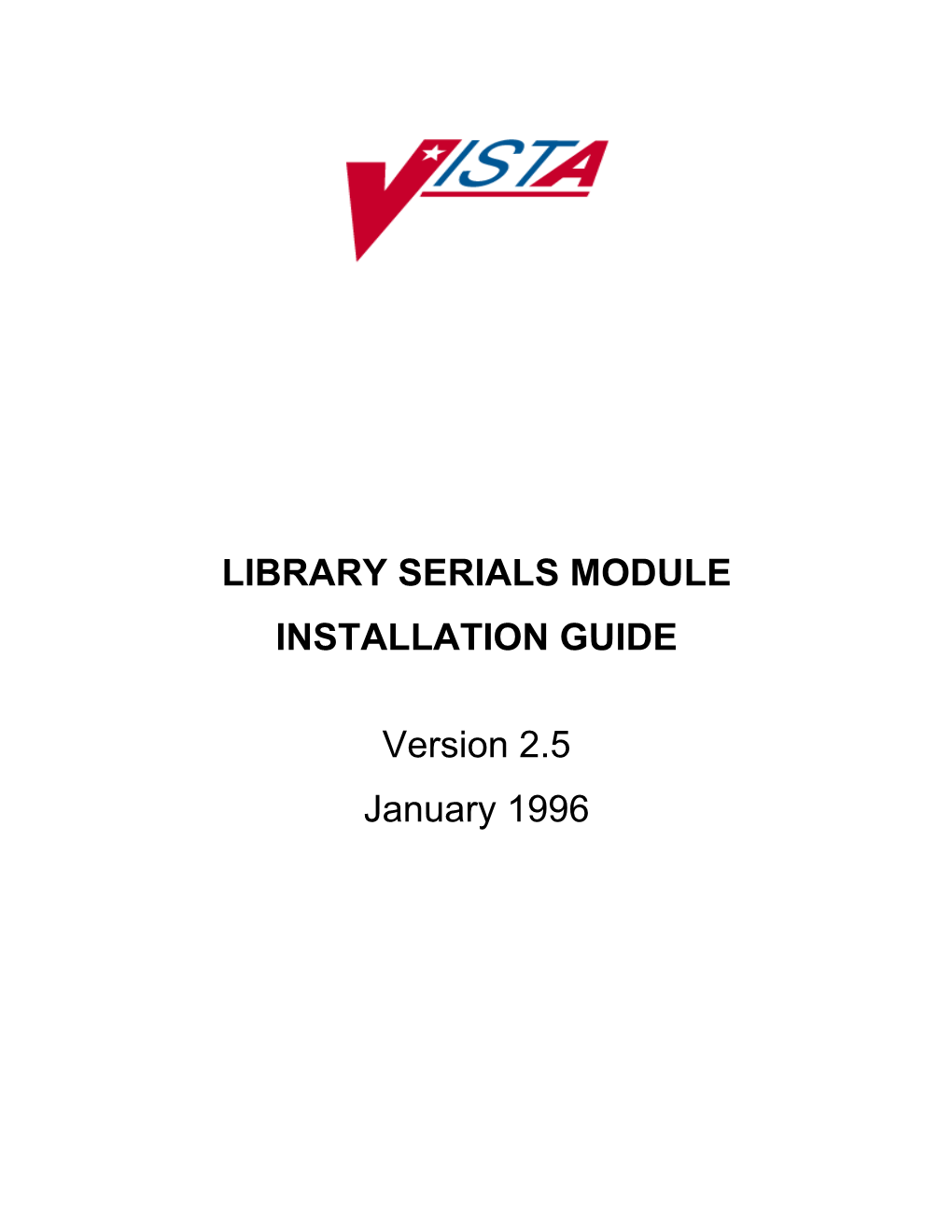 Library Serials Module