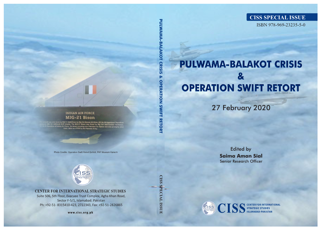 Pulwama-Balakot Crisis & Operation Swift Retort