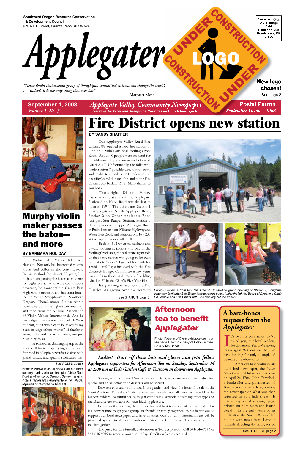 Fire District Opens New Station