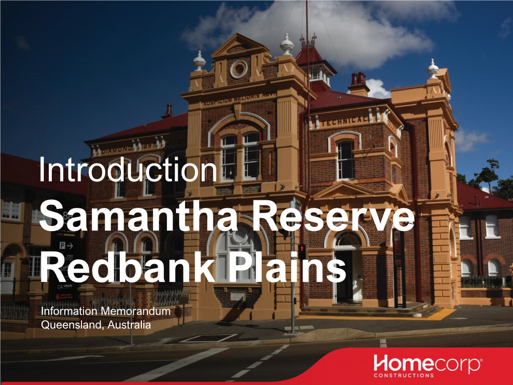 Samantha Reserve Redbank Plains