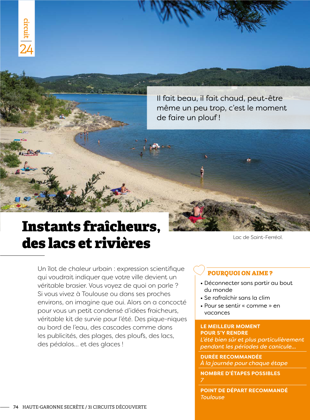 Instants Fraîcheurs, Des Lacs Et Rivières