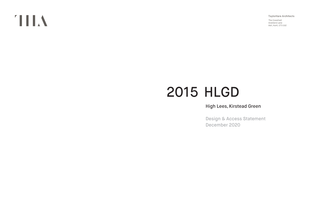2015 HLGD High Lees, Kirstead Green