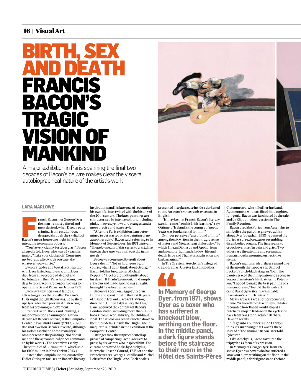 Birth,Sex Anddeath Francis Bacon's Tragic Visionof