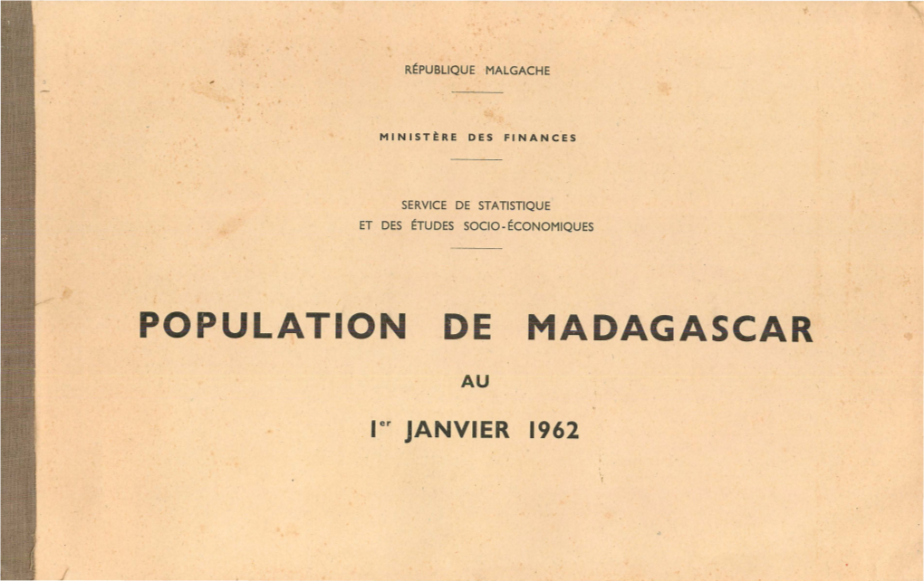 ·Population .De Madagascar