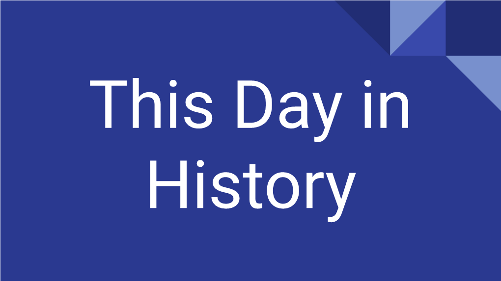 This Day in History March 22, 1957