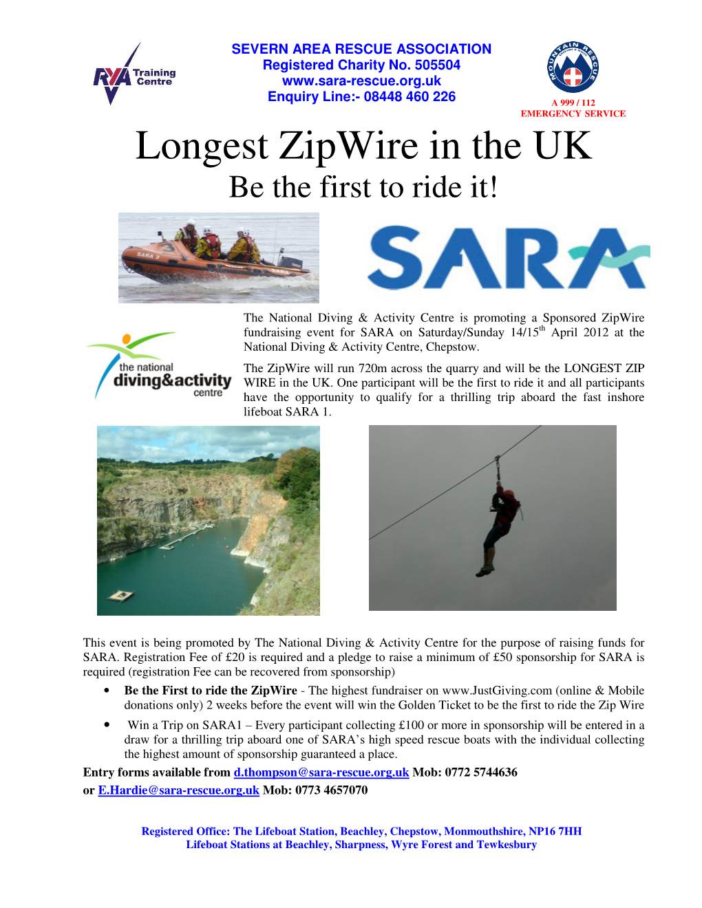 Longest Zipwire in the UK Be the First to Ride It!