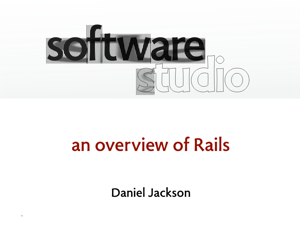 An Overview of Rails