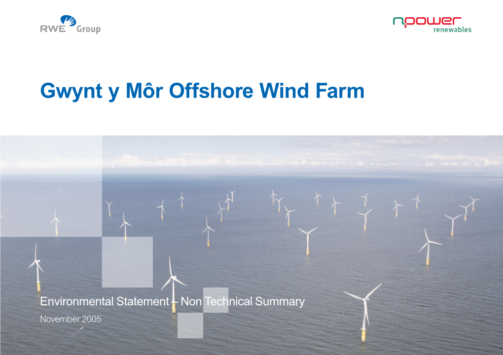Gwynt Y Môr Offshore Wind Farm