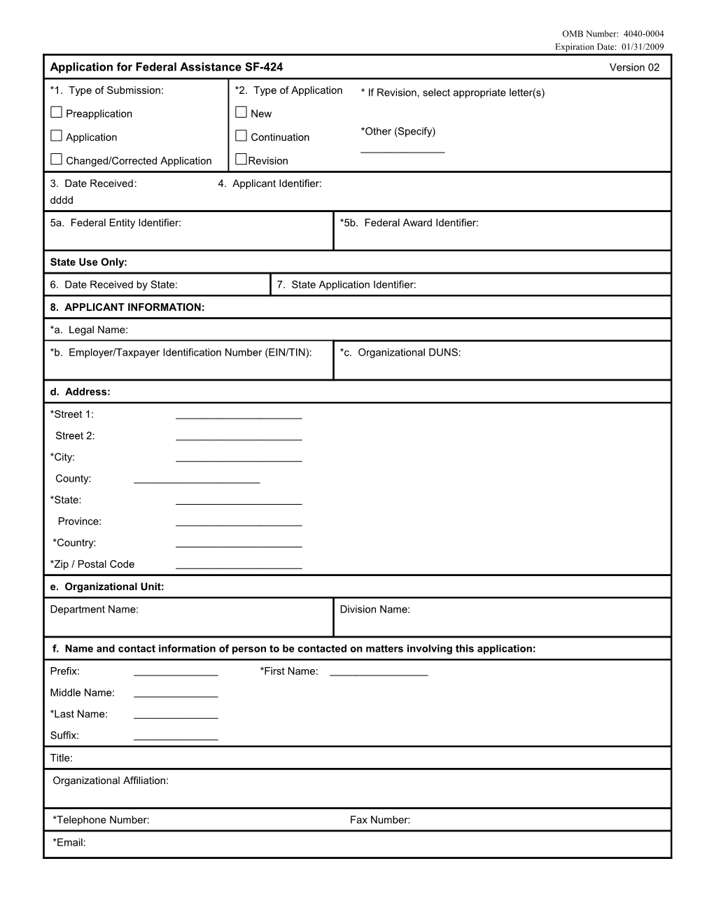 Application for Financial Assistance s1