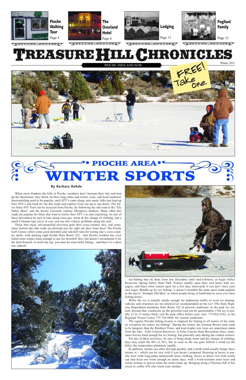 Pioche Thc Winter 2011.Qxp