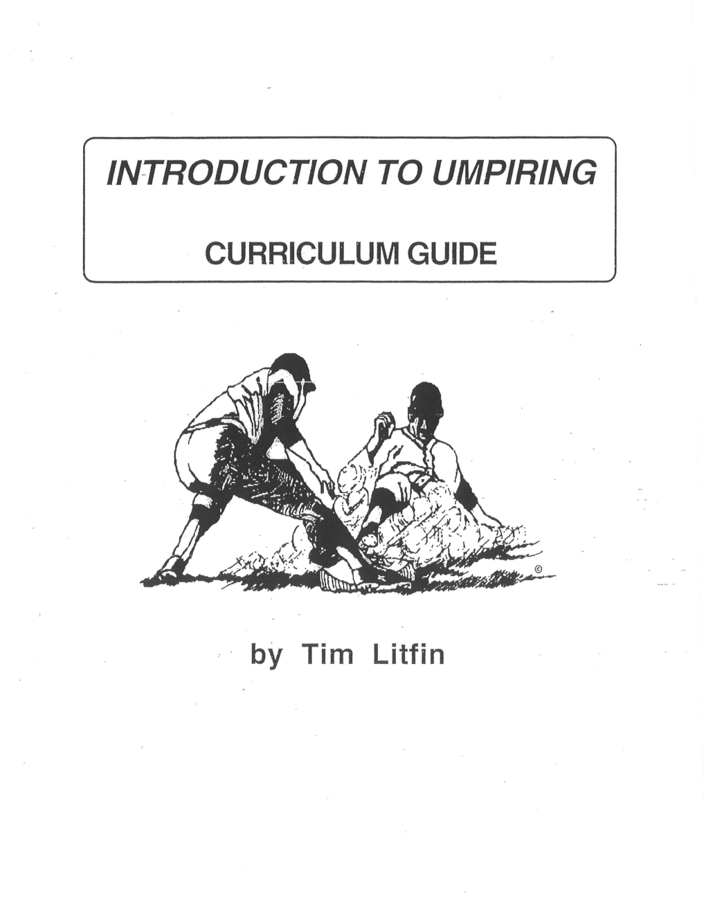 Introduction to Umpiring Guide