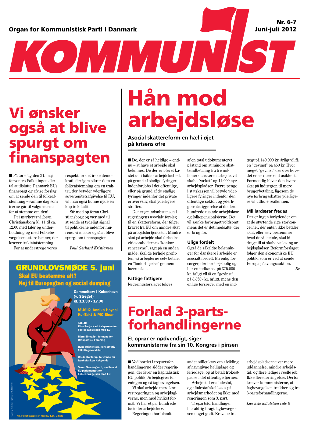 Kommunist Juni 2012 – Læs Pdf-Udgaven