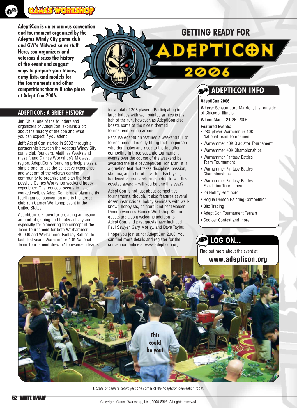 Adepticon 2006 Article in White Dwarf