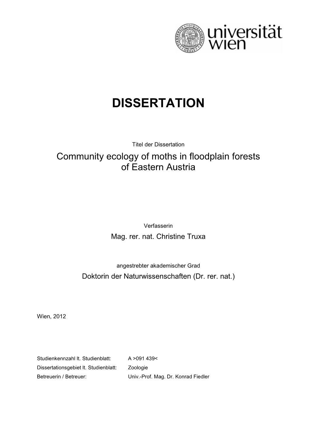 Dissertation