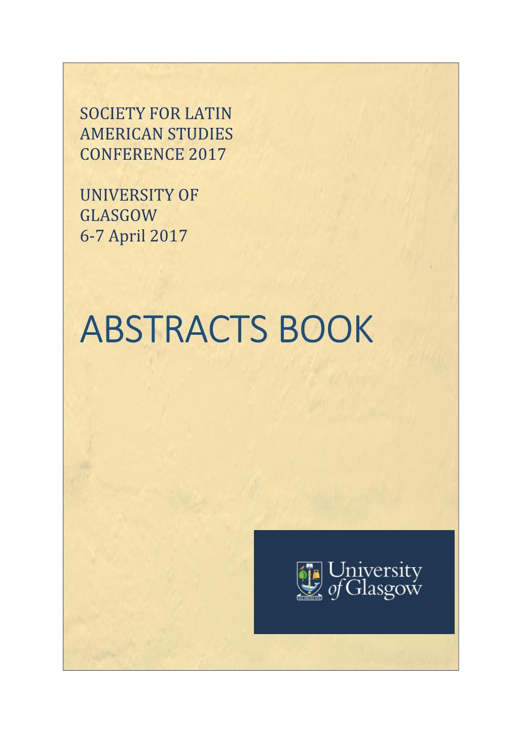 Abstracts Book