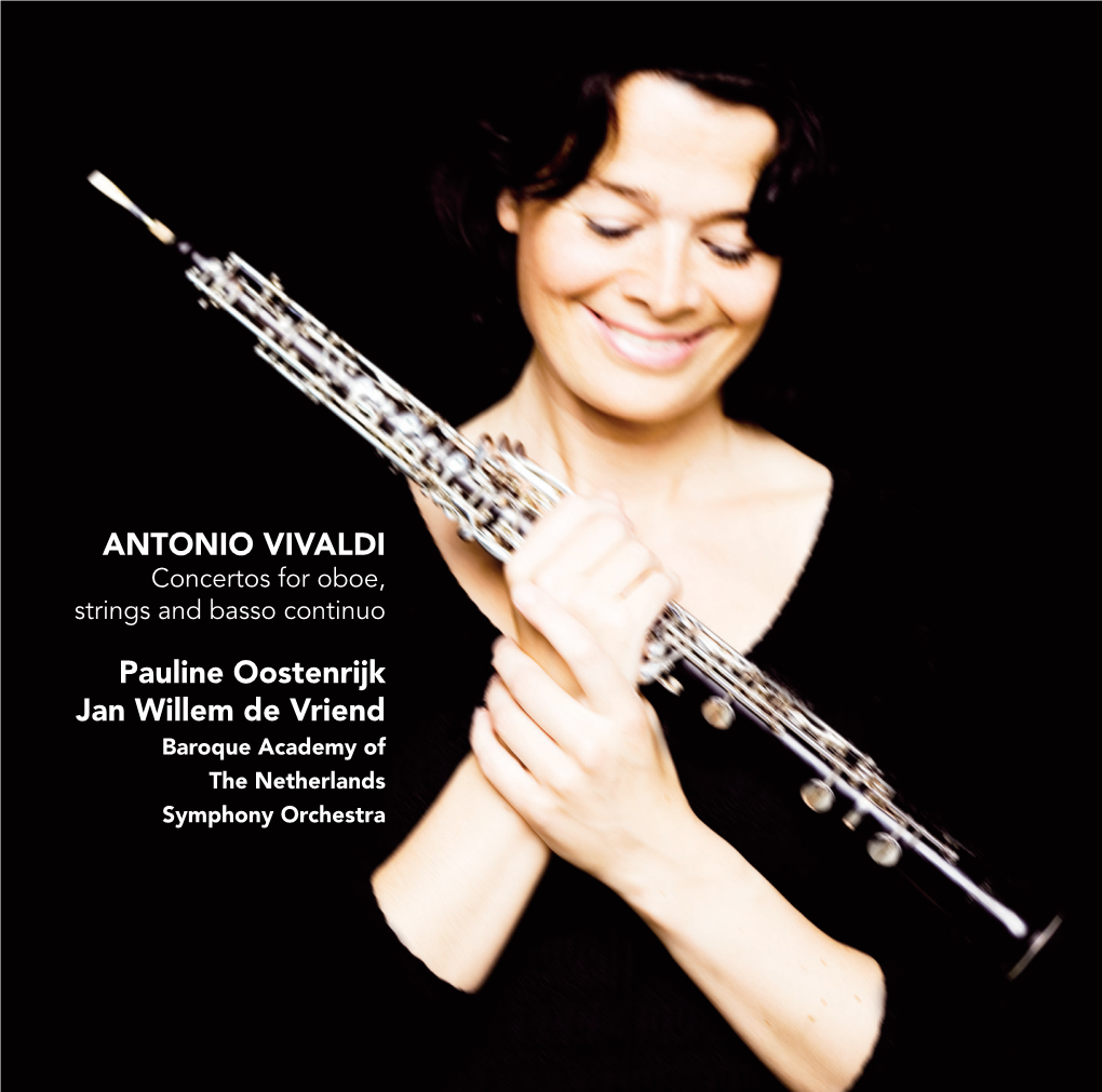 Improvisatie Michael Gees ANTONIO VIVALDI Concertos for Oboe, Strings and Basso Continuo