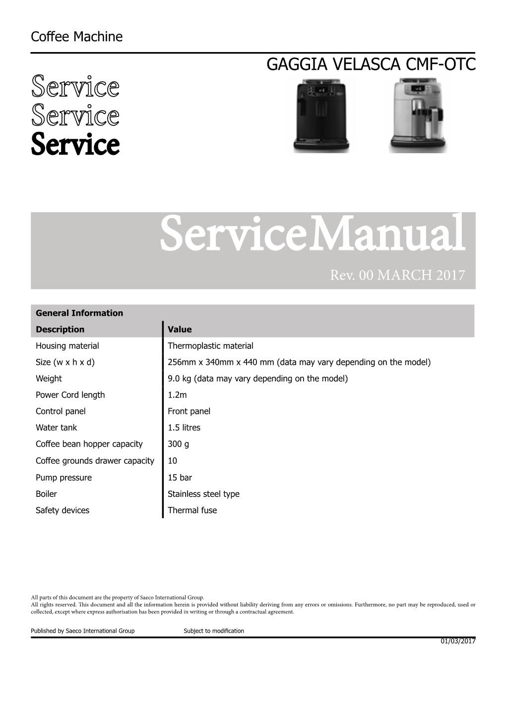 SERVICE MANUAL from Rev