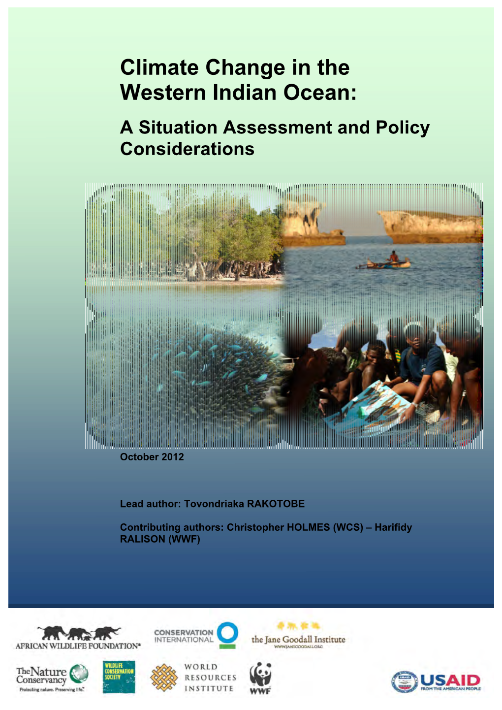 Climate Change in the Western Indian Ocean: a Situation Assessment and Policy Considerations