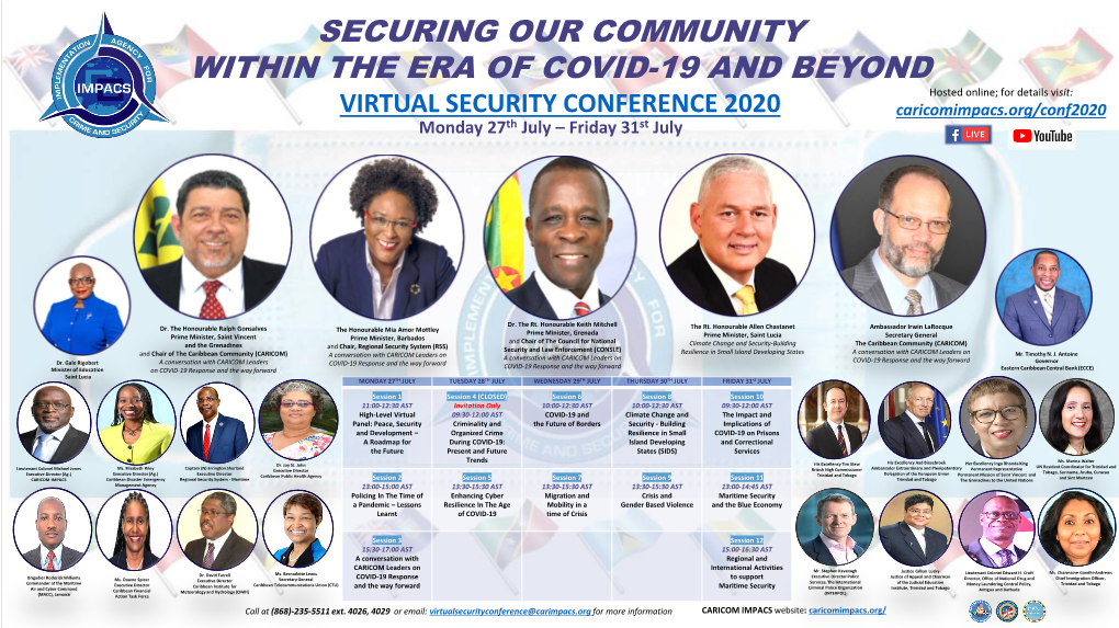 Securing Our Community Within the Era of Covid-19