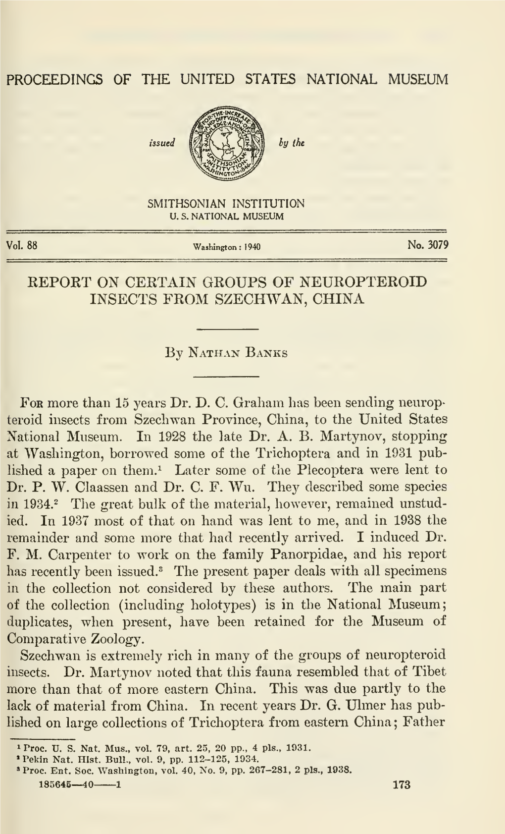 Proceedings of the United States National Museum