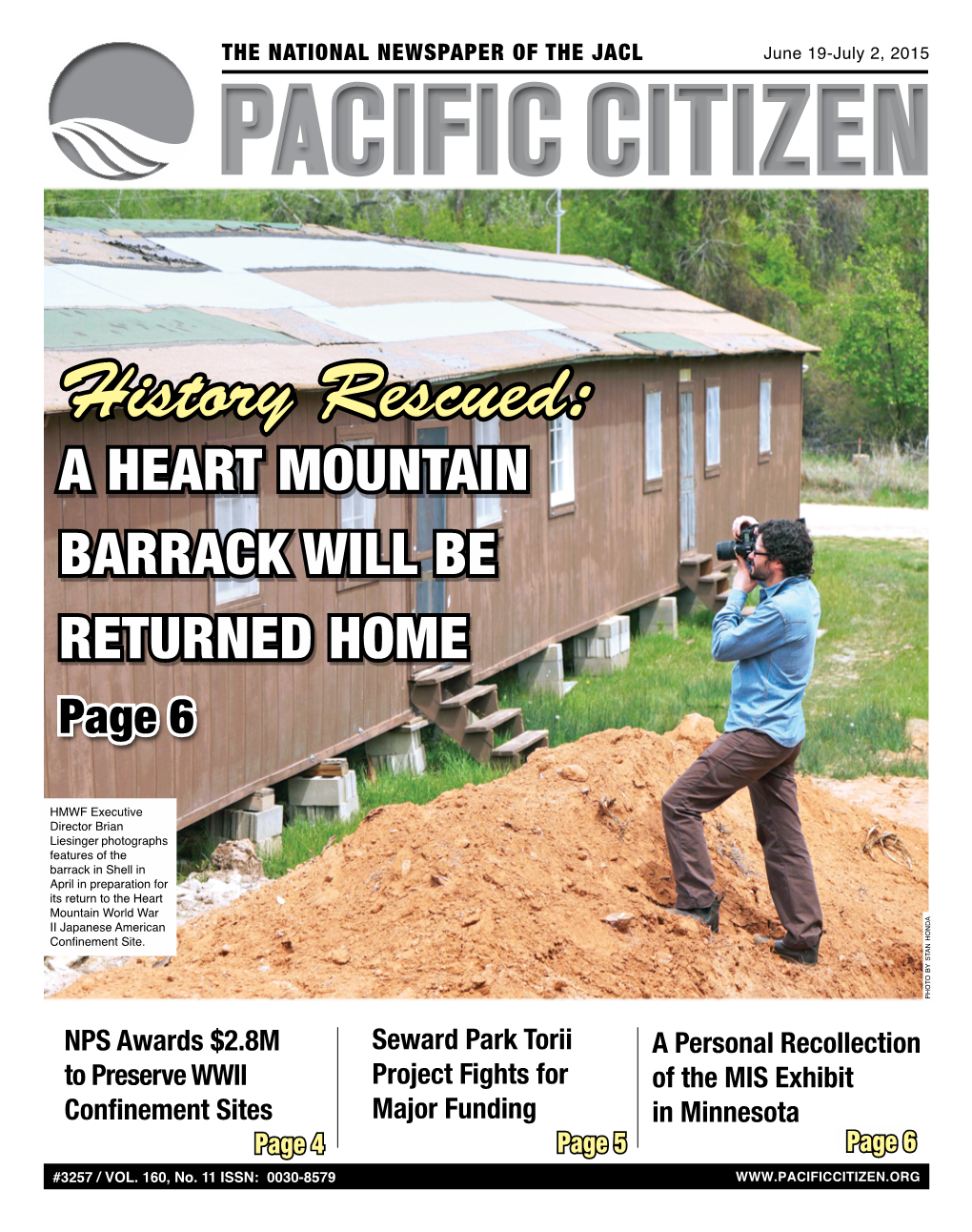 History Rescued: a Heart Mountain Barrack Will Be Returned Home Page 6