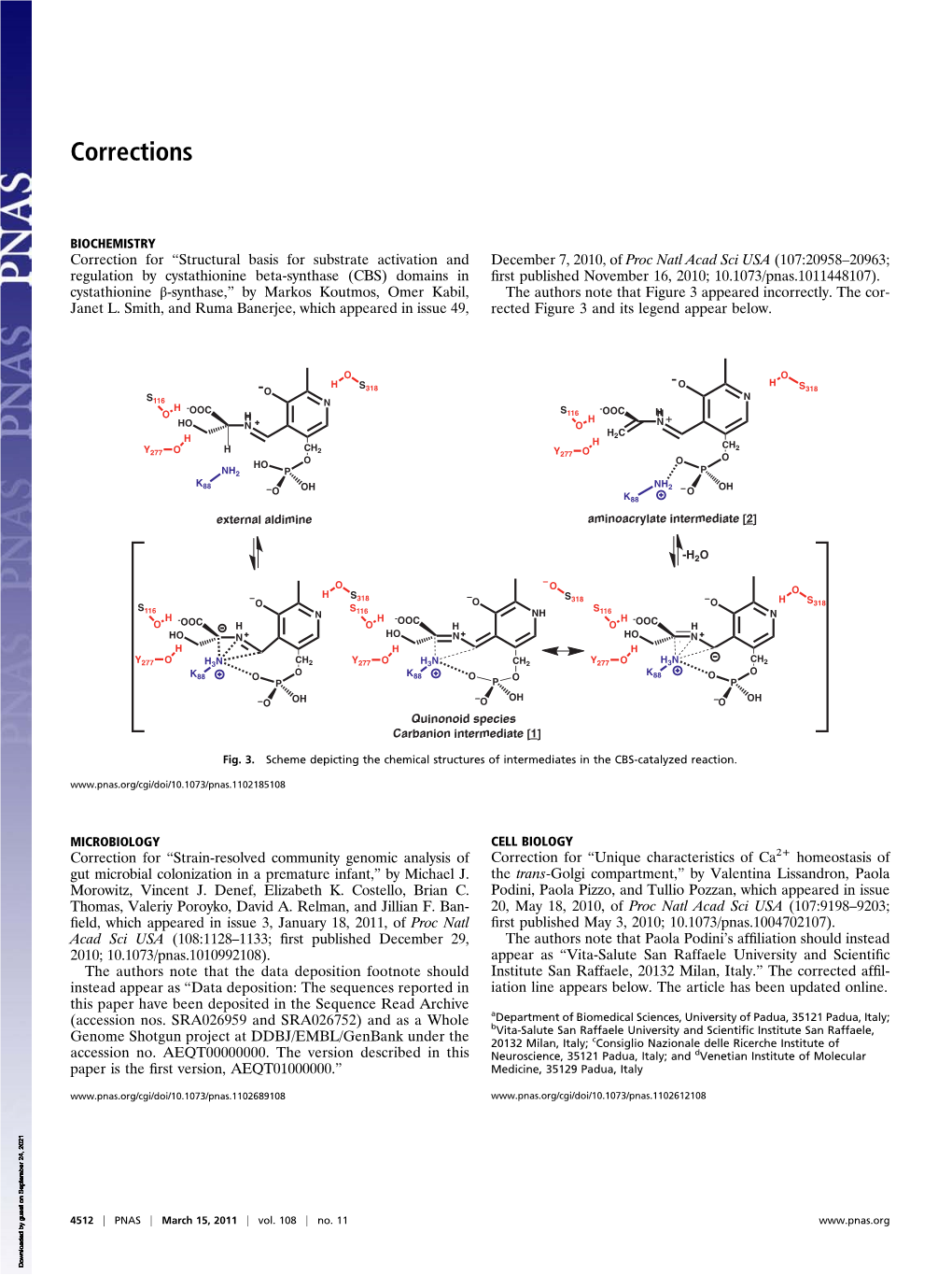 Structural Basis for Substrate Activation and Regulation by Cystathionine Beta-Synthase (CBS) Domains in Cystathionine Β-Synthase