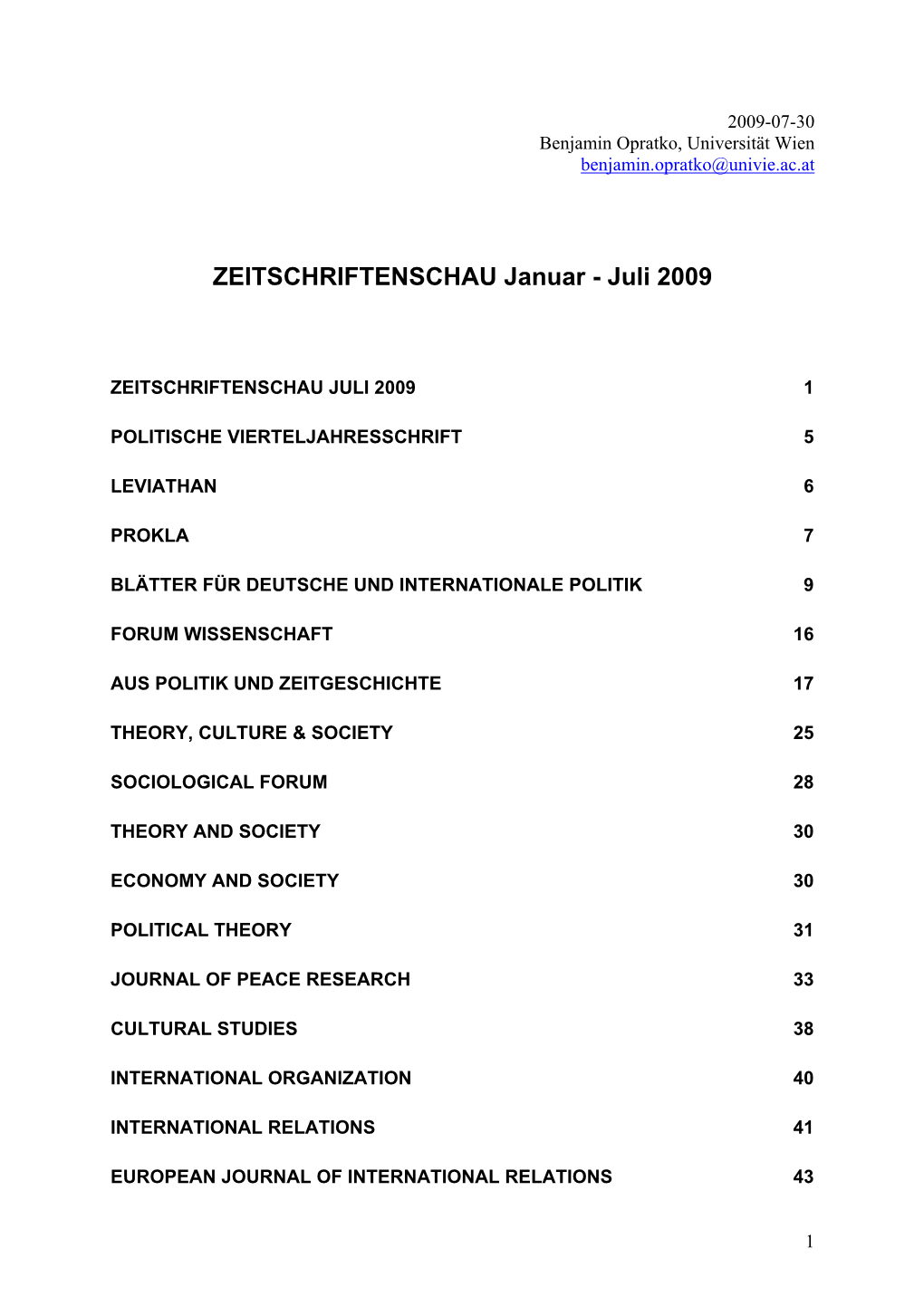 Politische Vierteljahresschrift 5