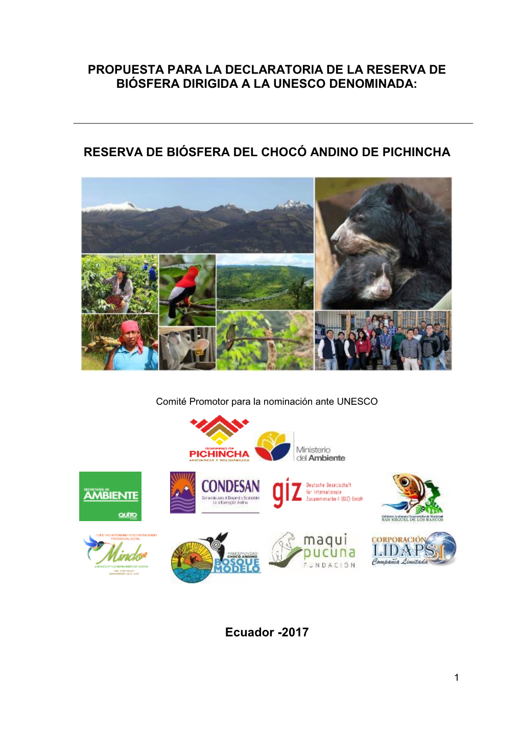Reserva De Biósfera Del Chocó Andino De Pichincha
