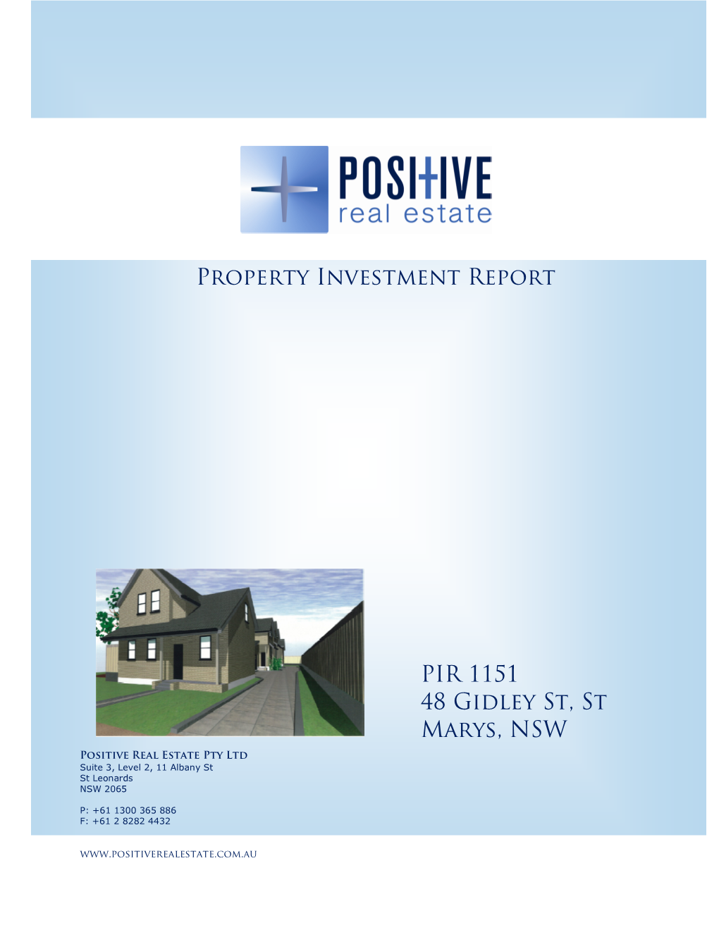 PIR 1151 48 Gidley St, St Marys, NSW Property Investment Report