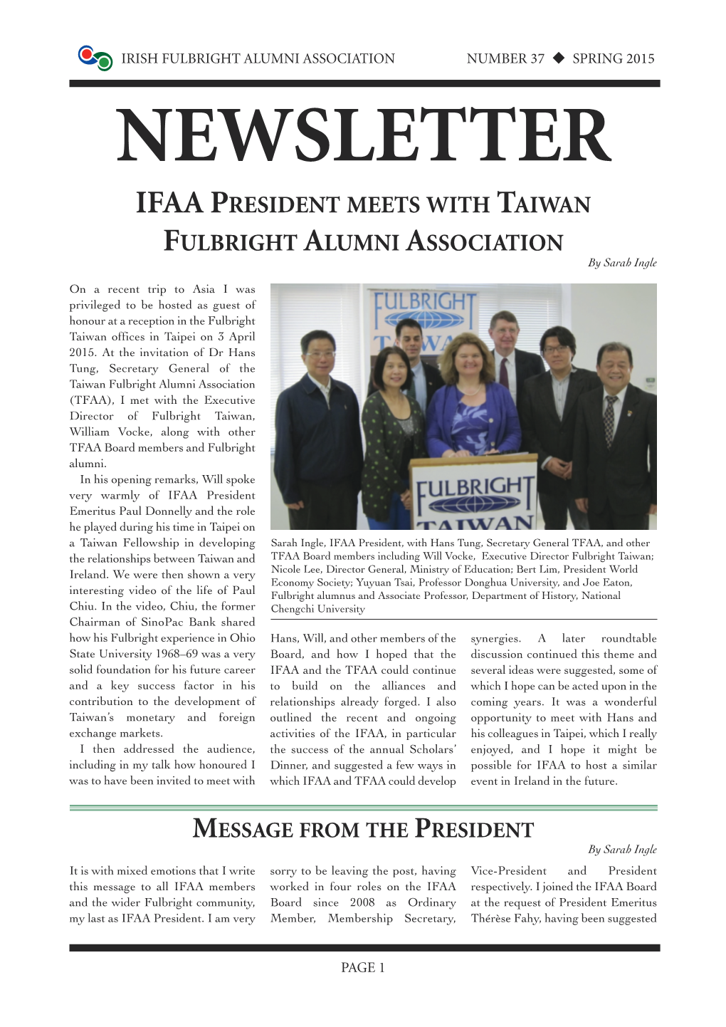 IFAA Newsletter 37 Web Layout 1