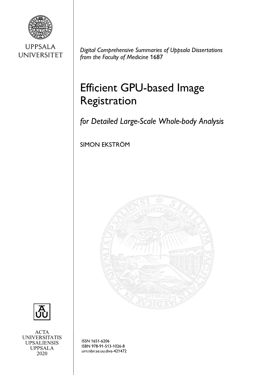 Efficient GPU-Based Image Registration