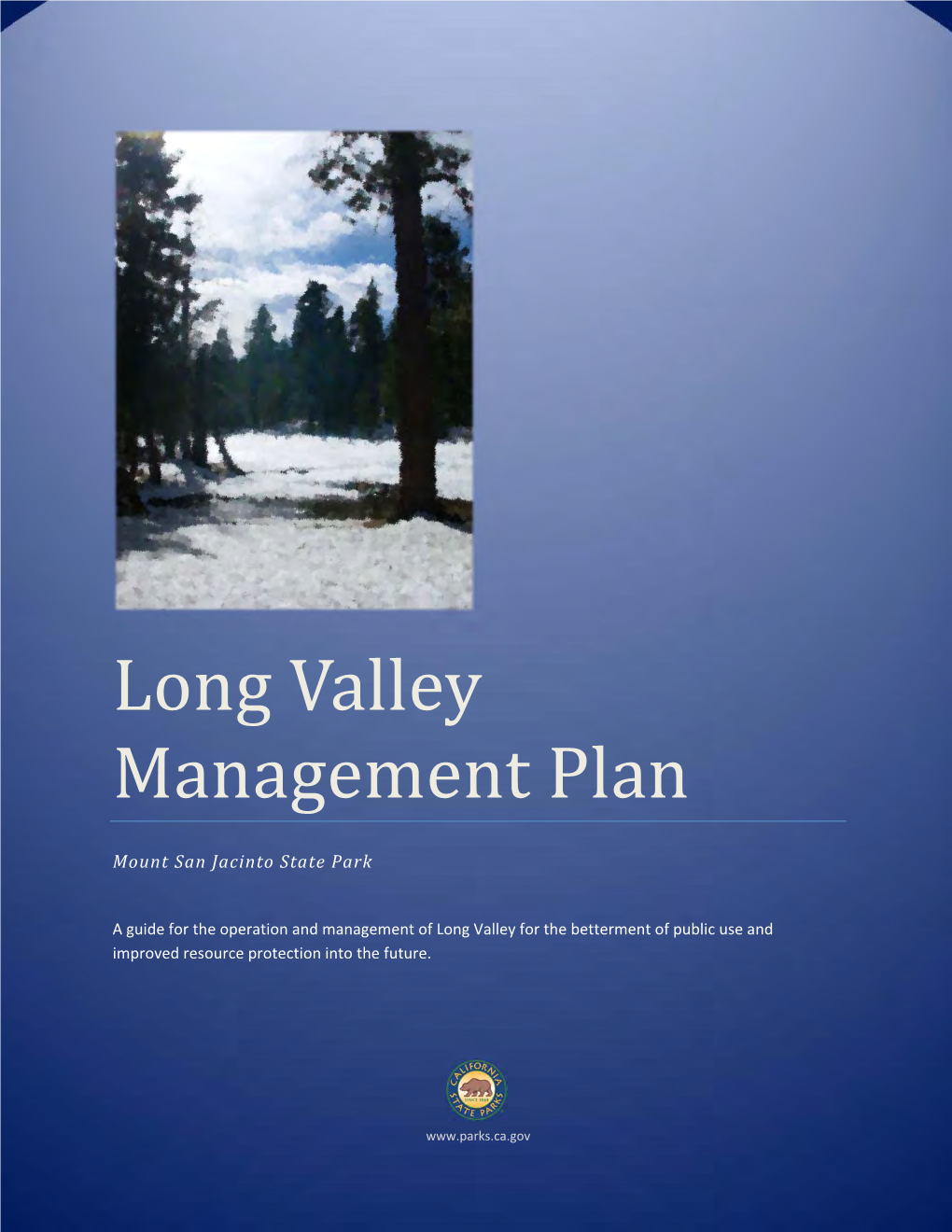 Long Valley Management Plan