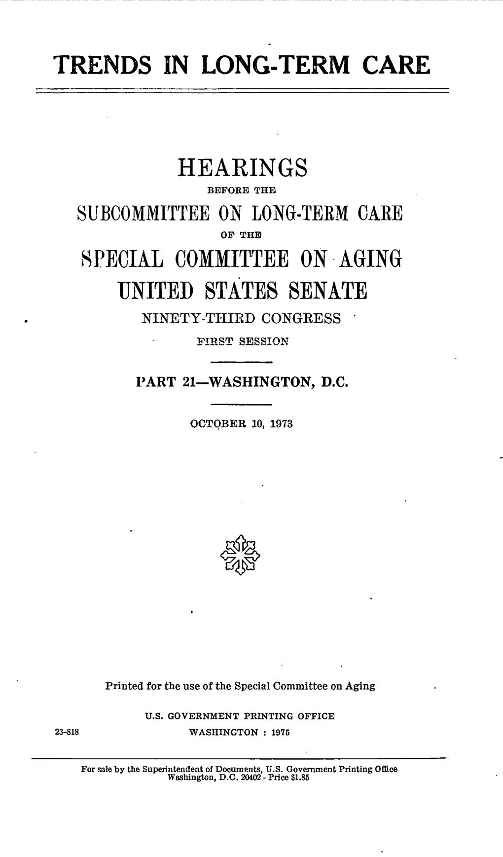 Trends in Long-Term Care Hearings