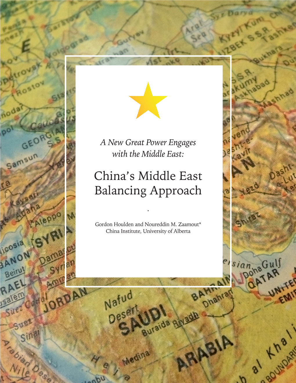 China's Middle East Balancing Approach